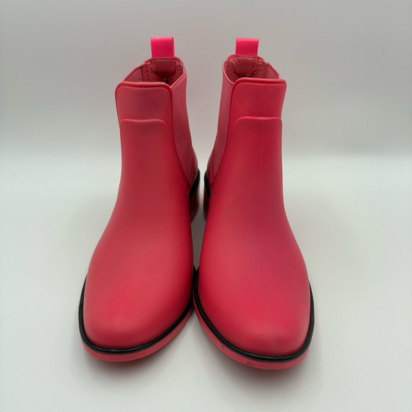 Kate Spade Sedgwick Pink Ankle Rain Boots, Size 7 - Picture 7 of 11